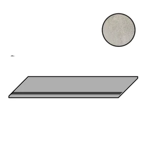 Ступень Piemme Concrete Step Warm Grey Nat 01009 30x60 матовая