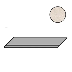 Ступень Piemme Concrete Step White Nat 01005 30x60 матовая