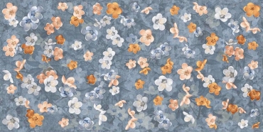Керамогранит Piemme Homey Bloom Blue Nat/Ret 5275 60x120 натуральный