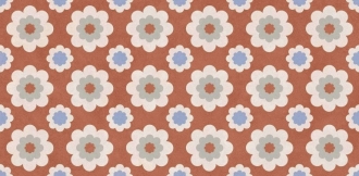 Homey Flower Cotto Nat/Ret 5241