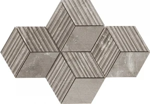 Мозаика Piemme Majestic Cube Supreme Grey Nat 02647 30x30 рельефная