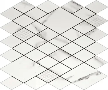 Мозаика Piemme Majestic Net Quee Tiar Lev 31x35 лаппатированная