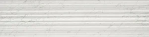 Керамогранит Piemme Majestic Stripes Apuanian White Nat 02596 30x120 рельефный