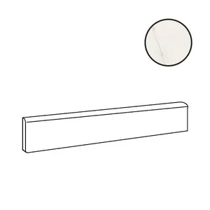 Бордюр Piemme Marmi-Reali Mat Batt.Carrara 00417 8x60 матовый