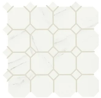 Marmi-Reali Mat Ottagono Carrara 00413