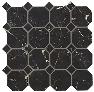 Marmi-Reali Mat Ottagono Nero Reale 00415
