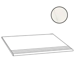 Ступень Piemme Marmi-Reali Mat Step Carrara 01326 30x60 матовая