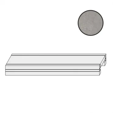 Спецэлемент Piemme Urban Griglia Scolo Grigio Grip/R 20mm 03231 18x60 противоскользящий