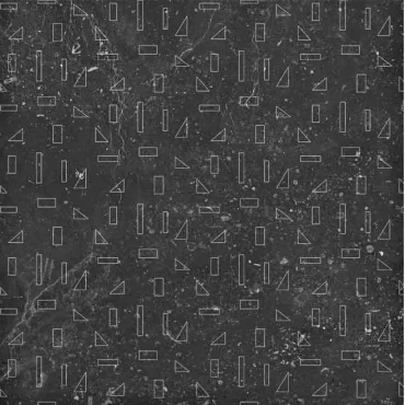 Керамогранит 41zero42 Pietre41 Outline Black B 20x20 матовый