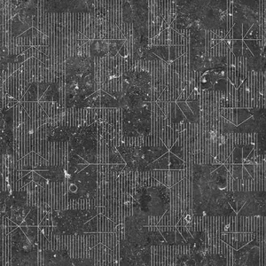 Керамогранит 41zero42 Pietre41 Outline Black G 20x20 матовый