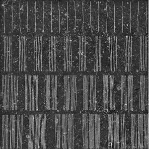 Керамогранит 41zero42 Pietre41 Outline Black H 20x20 матовый