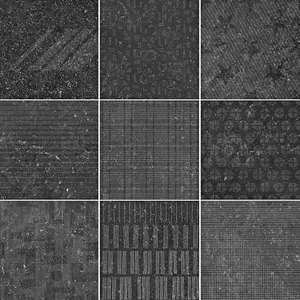 Керамогранит 41zero42 Pietre41 Outline Mix Black 20x20 матовый