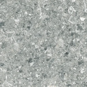 Керамогранит Pieza Ceramica Terrazzo Темно-Серый Неполир TR026060N 60x60 матовый