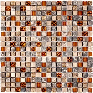 Мозаика Pixel Mosaic Мрамор и стекло PIX720 30x30 глянцевая