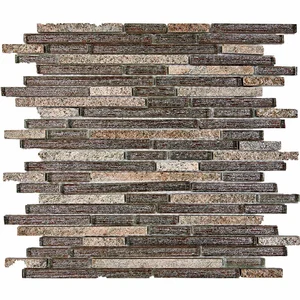 Мозаика Pixel Mosaic PIX726 Мрамор и стекло 28,6x30 глянцевая