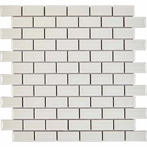 Мозаика Pixel Mosaic PIX600 Керамогранит (23х48 мм) 30x30 глянцевая
