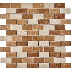 Мозаика Pixel Mosaic PIX603 Керамогранит (23х48 мм) 30x30 матовая