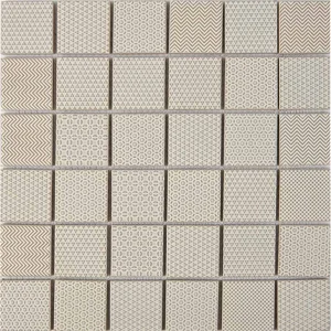 Мозаика Pixel Mosaic PIX618 Керамогранит (48х48 мм) 30,6x30,6 глянцевая