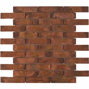 Мозаика Pixel Mosaic PIX732 Медь (98x23 мм) 30x30 матовая