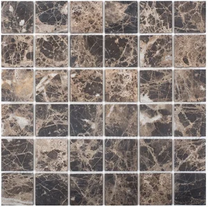 Мозаика Pixel Mosaic Dark Emperador PIX303 30,5x30,5 матовая