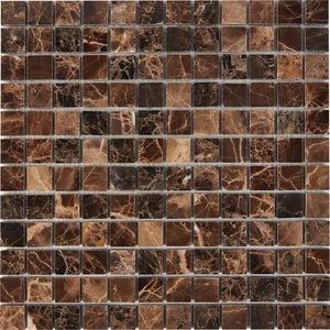 Мозаика Pixel Mosaic PIX217 Мрамор (23x23 мм) 30,5x30,5 глянцевая
