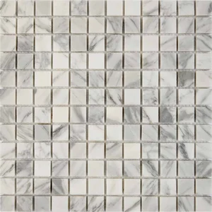 Мозаика Pixel Mosaic PIX242 Мрамор (23x23 мм) 30,5x30,5 глянцевая