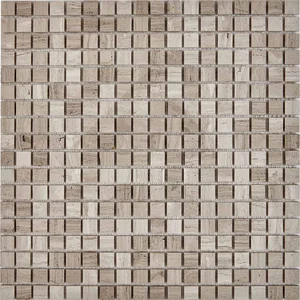 Мозаика Pixel Mosaic PIX253 Мрамор (15x15 мм) 30,5x30,5 глянцевая
