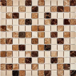 Мозаика Pixel Mosaic PIX269 Мрамор (23x23 мм) 30,5x30,5 глянцевая