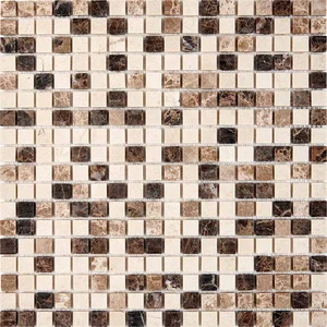 Мозаика Pixel Mosaic PIX271 Мрамор (15x15 мм) 30,5x30,5 матовая