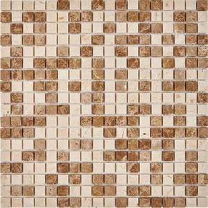 Мозаика Pixel Mosaic PIX273 Мрамор (15x15 мм) 30,5x30,5 глянцевая