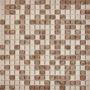 Мозаика Pixel Mosaic PIX275 Мрамор (15x15 мм) 30,5x30,5 матовая
