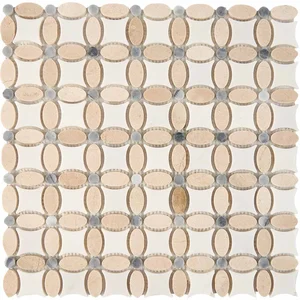 Мозаика Pixel Mosaic PIX281 Мрамор (32x32 мм) 33,6x33,6 глянцевая