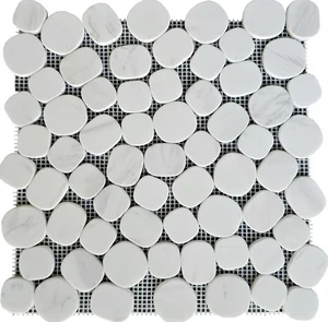 Мозаика Pixel Mosaic PIX310 Мрамор Volakas White 30x30 матовая