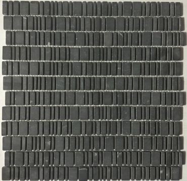 Мозаика Pixel Mosaic PIX317 Мрамор King Black 30,7x31 матовая
