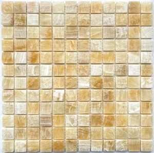 Мозаика Pixel Mosaic PIX306 Оникс (23x23 мм) 30,5x30,5 глянцевая