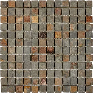 Мозаика Pixel Mosaic PIX299 Сланец (23х23 мм) 30,5x30,5 натуральная