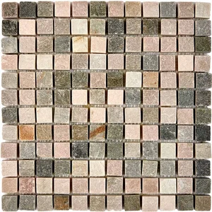 Мозаика Pixel Mosaic PIX301 Сланец (23х23 мм) 30,5x30,5 натуральная