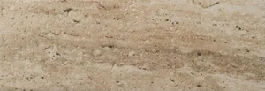 Плитка Cenit Plaqueta Tumbled Travertino 10,6x31,6 матовая