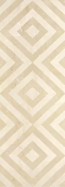 Плитка Love Tiles Plaza Diamonds Botticino 35x100 глянцевая