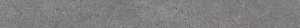 Бордюр Kerama Marazzi Подступенок Фондамента серый темный DL501020R/5 10,7x119,5 матовый