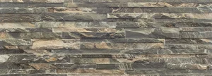 Керамогранит Porcelanicos HDC Thuy 389 Emperador 32x89 рельефный