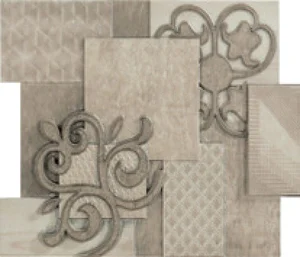 Декоративный элемент Porcelanite Dos 9516 Comp. Ceniza-Gris Sin Fin II 19,9x23,2 матовый