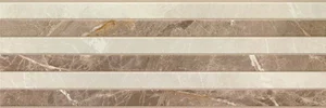 Декоративный элемент Porcelanite Dos 9520 Rect. Beige Relieve 30x90 матовый