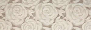 Декоративный элемент Porcelanite Dos Lyon 9535 Crema Relieve Rose Rectificado 30x90 матовый