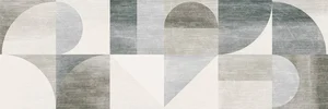Декоративный элемент Porcelanite Dos Serie 9532 Grey Ocean Decor Retro Ret. 30x90 матовый