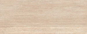 Плитка Porcelanosa 100371178 Taranto Marfil Stripe 59,6x150 G-278 рельефная
