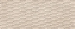 Плитка Porcelanosa 100371181 Verona Bone Cubick 59,6x150 G-278 рельефная