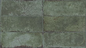 Плитка Porcelanosa Vetri Bricks Green 100324045 33,3x59,2 глянцевая