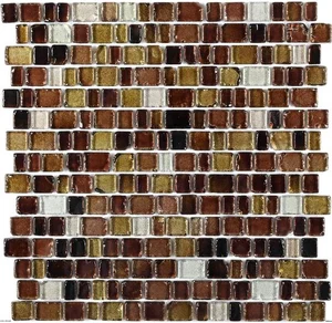 Мозаика JNJ Mosaic Precious Stones Garnet Mix 30,7x31,1 глянцевая