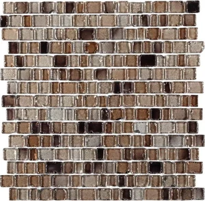 Мозаика JNJ Mosaic Precious Stones Tiger-Eye 30,7x31,1 глянцевая